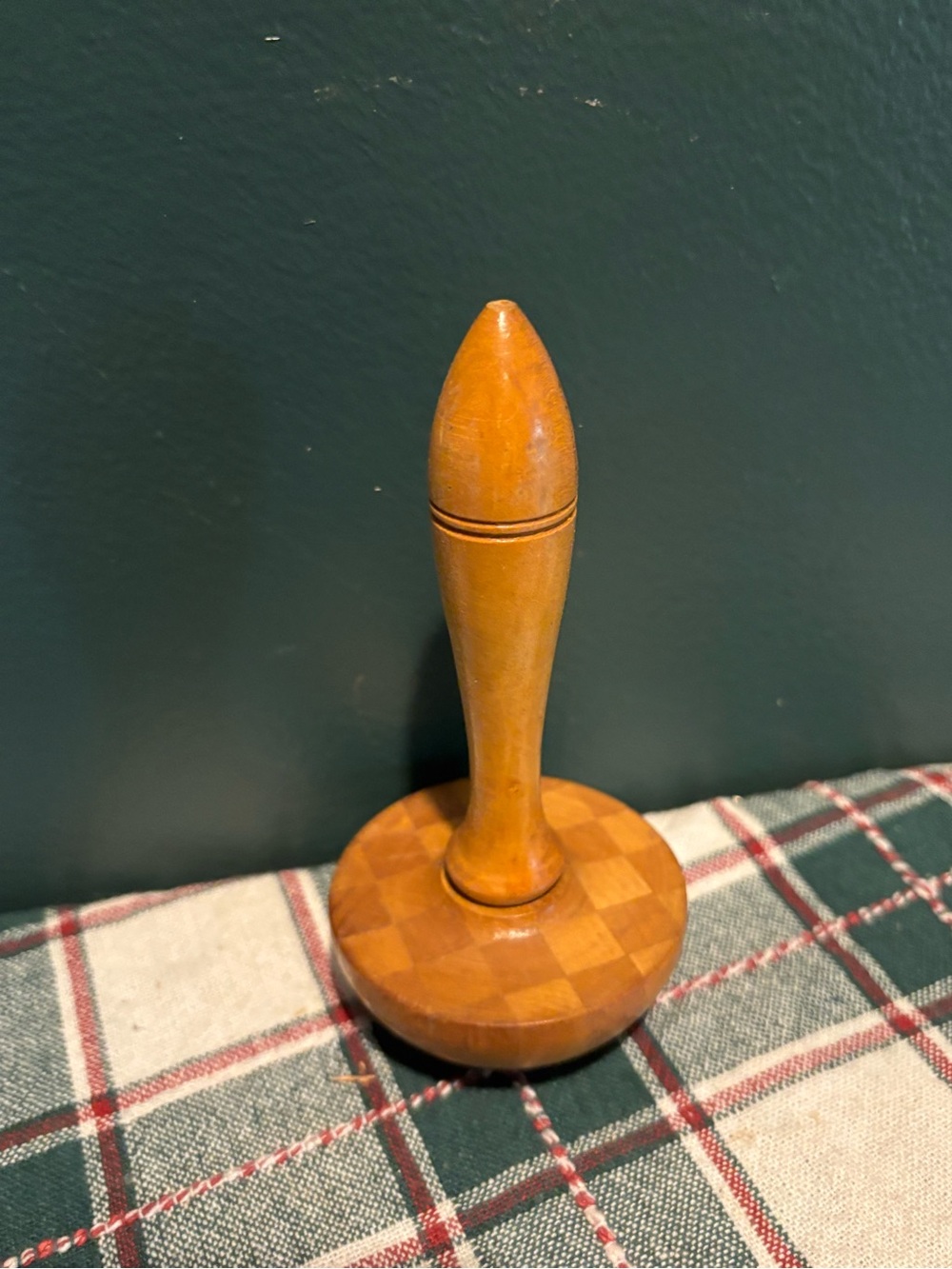 Antique Wooden Sewing Darning Mushroom
